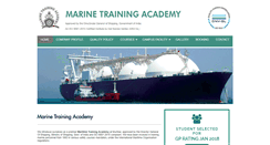 Desktop Screenshot of marinetrainingacademy.com